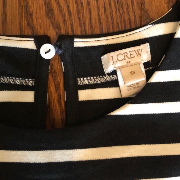 J Crew Factory classic stripe dress sz xs - Picture 3 of 7